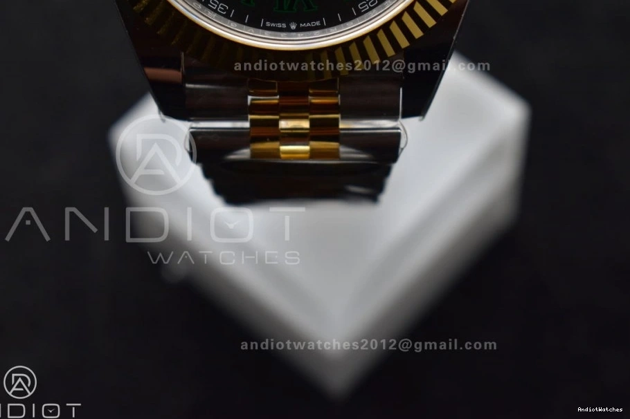 YG YG (Gain Steel Jubilee SS Bracelet TopPick SH3235 SS 41 Edition 1:1 126333 Dial Weight) 904L Gray on ARF DateJust Best Green Roman 620 0523